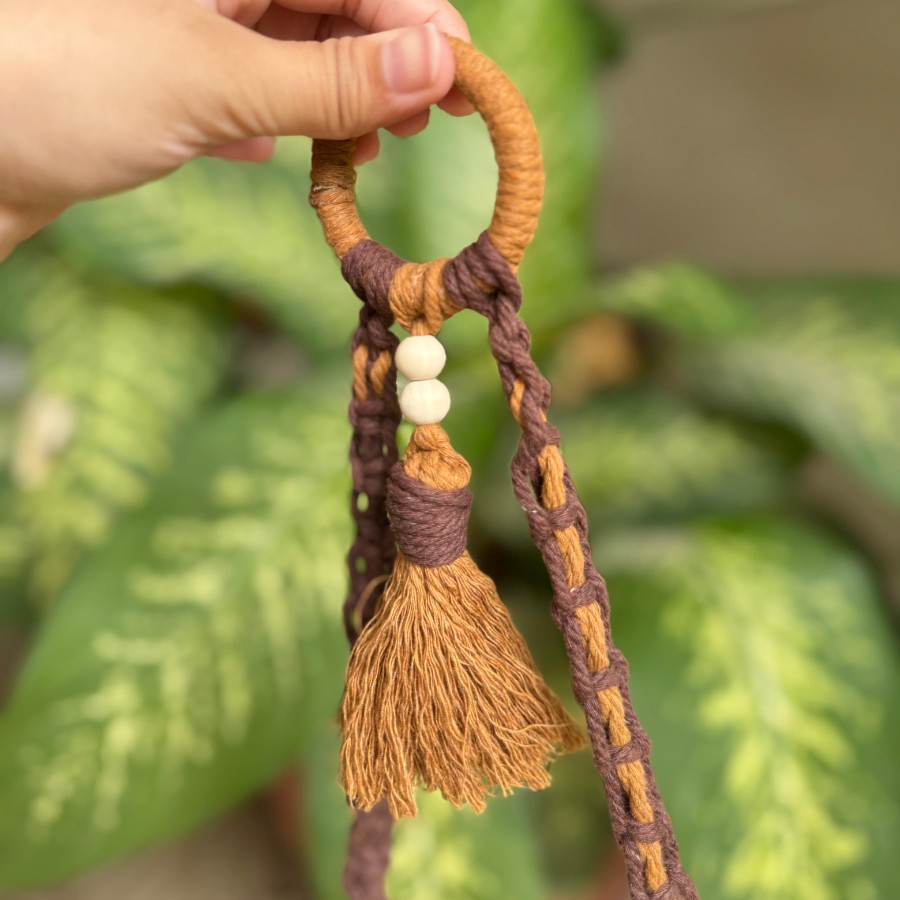 Knots of grace - Macrame Towel Hanging